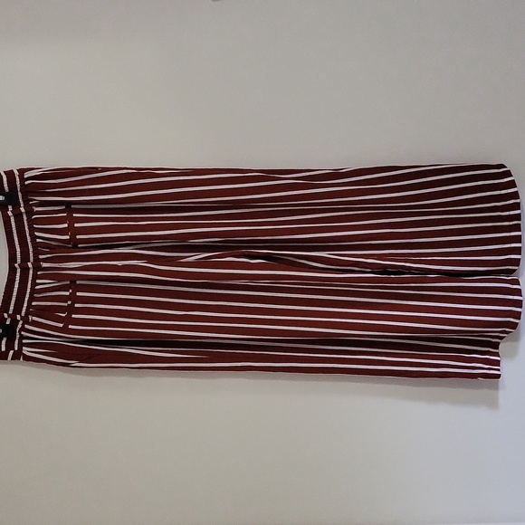 A New Day Wide Leg Striped Slip On Pants - Picture 3 of 11